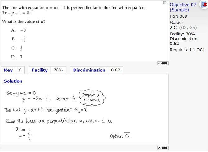 Objective question in Quest